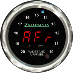 ZR-2 Red Digits / Silver Bezel